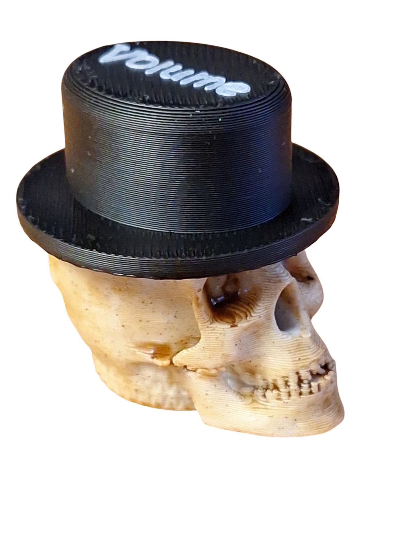 Skull With Top Hat Guitar Volume & Tone Knobs