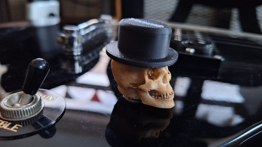 Skull With Top Hat Guitar Volume & Tone Knobs